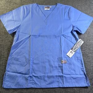 Blue Small Scrub Zone Top NWT